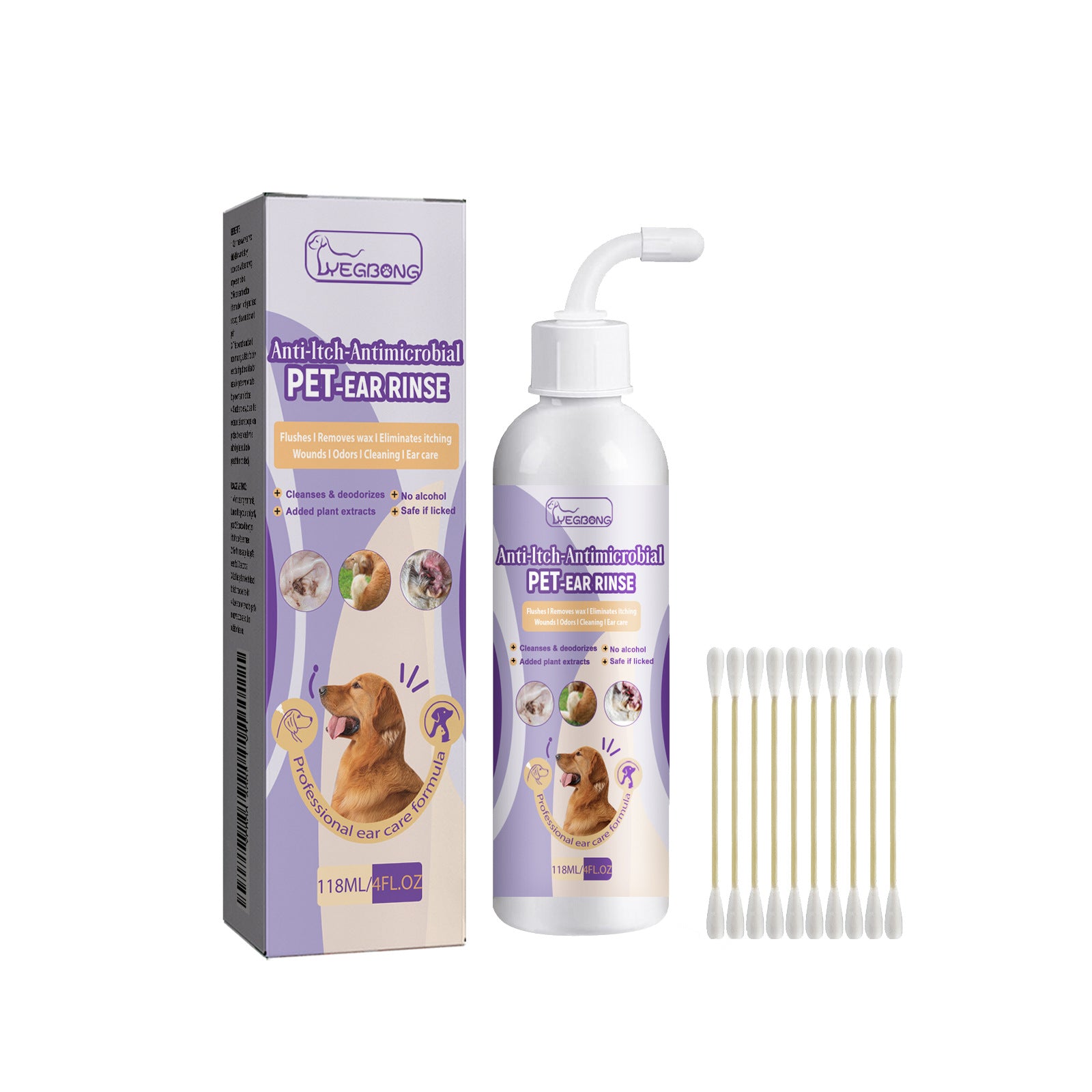 GlowEar™ Fresh Drops | Pet Ear Cleaner for Dogs & Cats
