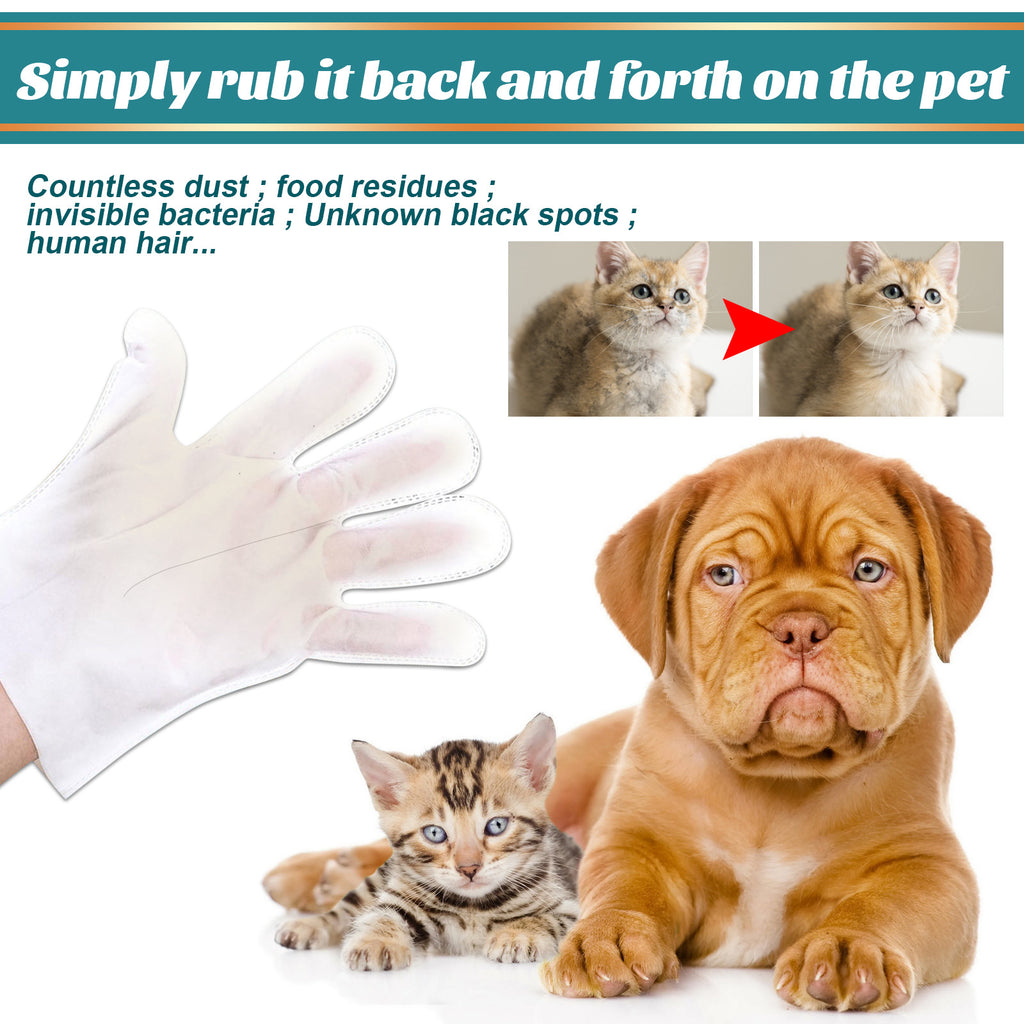 CleanPaws™ Spa Gloves | Grooming & Bath Gloves for Pets